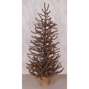  Artificial Rustic Brown Pine Tree   4 Ft.: Everything Else