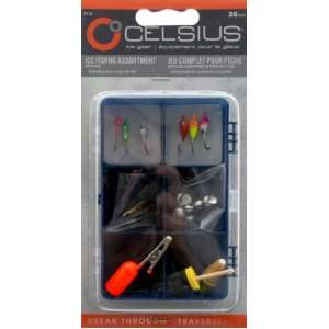 Celsius Complete Ice Fishing Asst, 26 Pieces Sports 