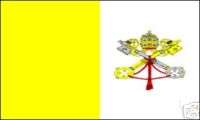 x5 VATICAN HOLY SEE FLAG OUTDOOR INDOOR BANNER 3X5  