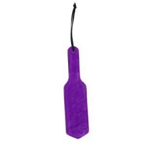  Ouch, Leather Paddle Top Black, Bottom Purple Health 