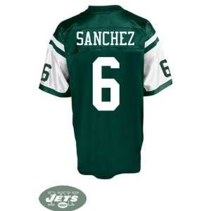: New York Jets Mark Sanchez #6 Green Jerseys Authentic NFL Football 