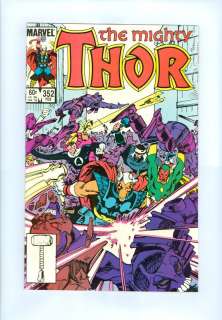 Thor #352 NM Avengers Human Torch Mr Fantastic Surtur  
