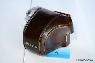 Nikon Genuine F ever ready case camera hard leather  