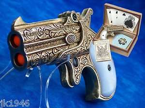 Doc Holliday Gamblers Boxed Set Replica 1866 Remington Derringer Prop 