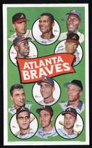 1969 Topps Team Poster – Atlanta Braves – High grade  