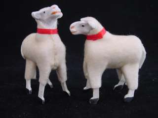 Small Vintage Style GERMAN SHEEP Figures ~ 2pc NEW  