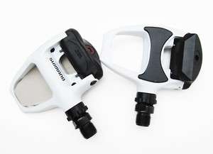Shimano PD R540 White 2011 Road Bike Clipless Pedals SPD SL with 