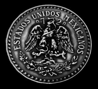 MEXICO 1 RARE 1944 BIG SILVER UN PESO COIN   MEXICAN EAGLE   MEXICANO 