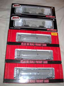 ATLAS SEABOARD AIR LINE CYLINDRICAL+PS2 COV.HOPPERS 5PK  