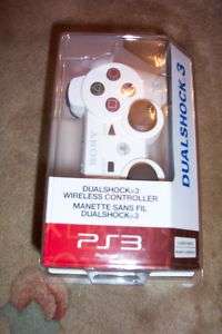 DualShock 3 Sony PS3 Wireless Controller NEW White  