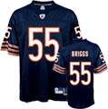 Lance Briggs Reebok NFL Navy Premier Chicago Bears Jersey