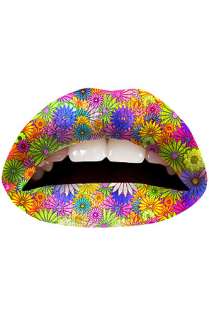 Violent Lips The Electric Daisy Lip Tattoo  Karmaloop   Global 