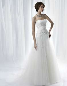2012 Hot Romantic Graceful Winter Lace Wedding Dress Bridal Gown Size 