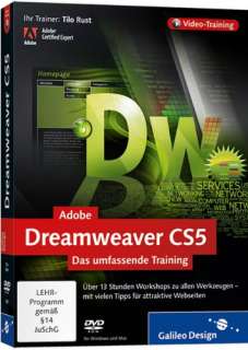 Adobe Dreamweaver CS5 Das umfassende Training