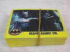 batman series 2 bunch of collectable movie trading cards 80s