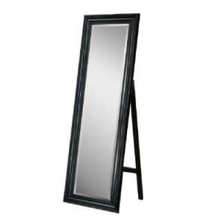 Deco Mirror 18 in. x 64 in. Carousel Floor Mirror in Black 8806 at The 
