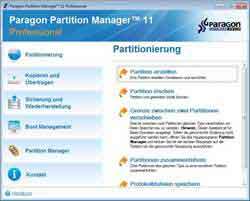Paragon Partition Manager 11 Professional  Software
