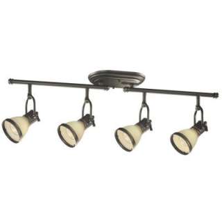   Bay Brookhaven CollectionOil Rubbed Bronze 4 Light Fixed Track Light