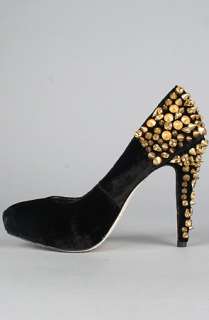 Sam Edelman The Roza Shoe in Black Crushed Velvet  Karmaloop 