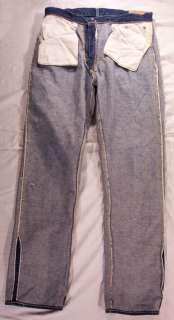 Vintage Levis Big E Jeans 551ZXX Redline 36 X 34 S Hiden Rivet Single 