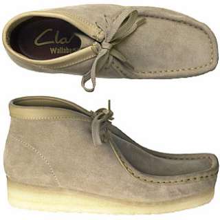 Womens Clarks Wallabee Boot Sand Suede Shoes 