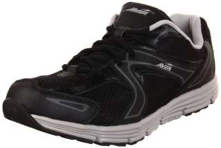  Mens Black Grey Leather Athletic Running Comfort Training Shoe  