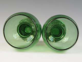 Antique Pair of Dutch / German Glass Roemers Circa 1800  