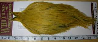 Whiting Coq De Leon Rooster Cape   Badger dyed Medium Ginger #126 
