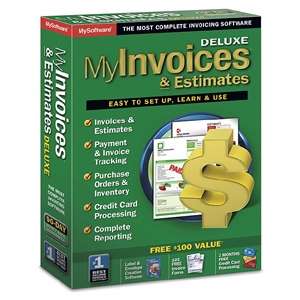 Avanquest MyInvoices & Estimates Deluxe 10 Software 