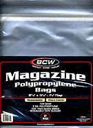 BCW: MAGAZINE Bags: or MAG THICK: RESEALABLE: 100 count  