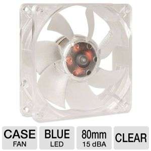 SilenX EFX 08 15B Effizio Silent Blue LED Case Fan   80mm, Fluid 