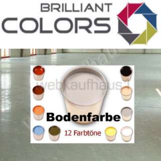 Liter Bodenfarbe Betonfarbe BRILLIANT COLORS 7,98€/L  