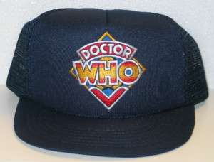 Doctor Who Original Old Logo Patch Baseball Hat/Cap NEW  