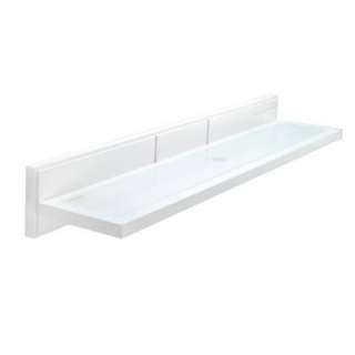 Croydex Maine 23.62 in. L Shelf in White Wood WA971422YW at The Home 