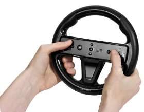 Nintendo Wii Racing Wheel, black  Games