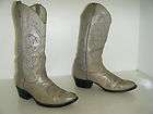 EXOTIC LARRY MAHAN SNAKE SKIN WESTERN COWBOY BOOTS SIZE 9 D   GOOD 