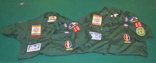   Boy Scout uniform shirts troop S10 Macon GA w patches NR lot  