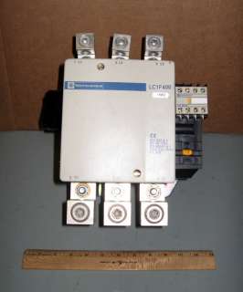 Telemecanique 400 Amp Contactor LC1F400 600 VAC 3 Phase  