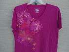 NEW WOMENS JUST MY SIZE GRAPHIC TEE WITH GLITZ 2X  