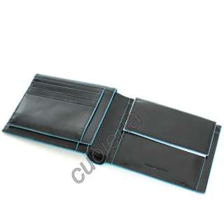 PIQUADRO Mens wallet Genuine Leather Black PU1392B2 New ORIGINAL 