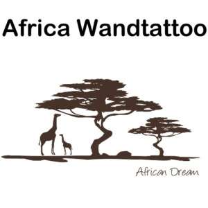 Africa Afrika Wandaufkleber Wandtattoo Tattoo Tatoo NEU  