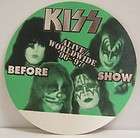 KISS   ORIGINAL CLOTH BACKSTAGE PASS   THESE ARE REAL LEFTOVER PASSES 