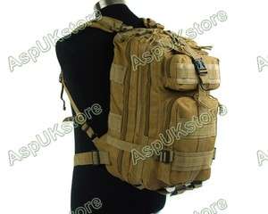Molle Tactical MOD Hydration Assault Backpack Bag TanAG  