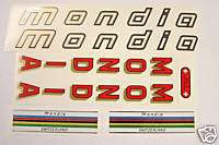 Swiss Mondia decal set   for Campagnolo bike New!  