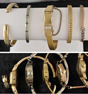 Ladies Gold Filled Wristwatches Diamonds Gruen Bulova Fairfax 