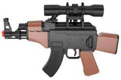 Double Eagle Mini AK47 M95B Automatic Electric Airsoft Gun w/ Battery 