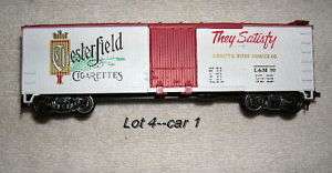 VINTAGE Chesterfield Advertising HO Train Lot #4  