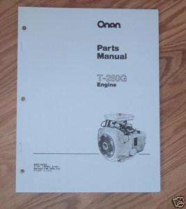 ONAN T 260G SPECS A G ENGINE PARTS LIST 965 0260  