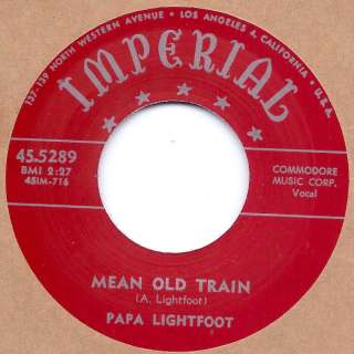 Blues/Rockabilly PAPA LIGHTFOOT Mean Old Train HEAR IT  