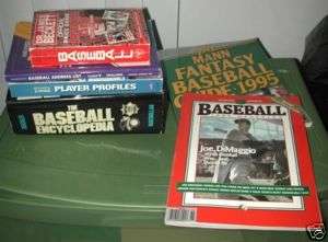 Lot of 6 Baseball Books & Magazines from 1985 *1996  